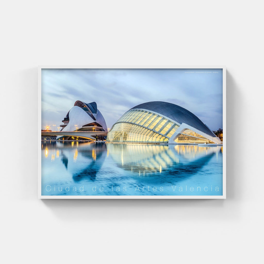 Ciudad de las Artes architecture poster