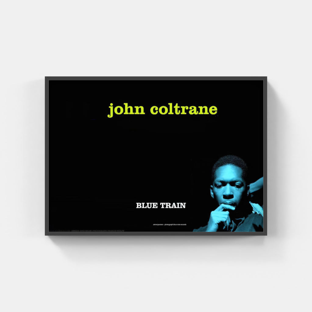 John Coltrane Blue Train poster
