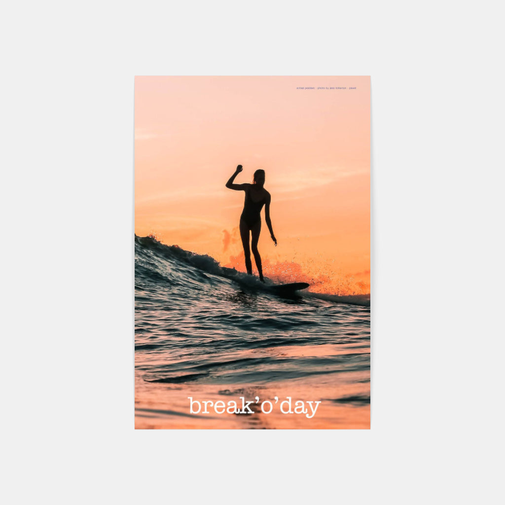Break'o'Day surfing poster