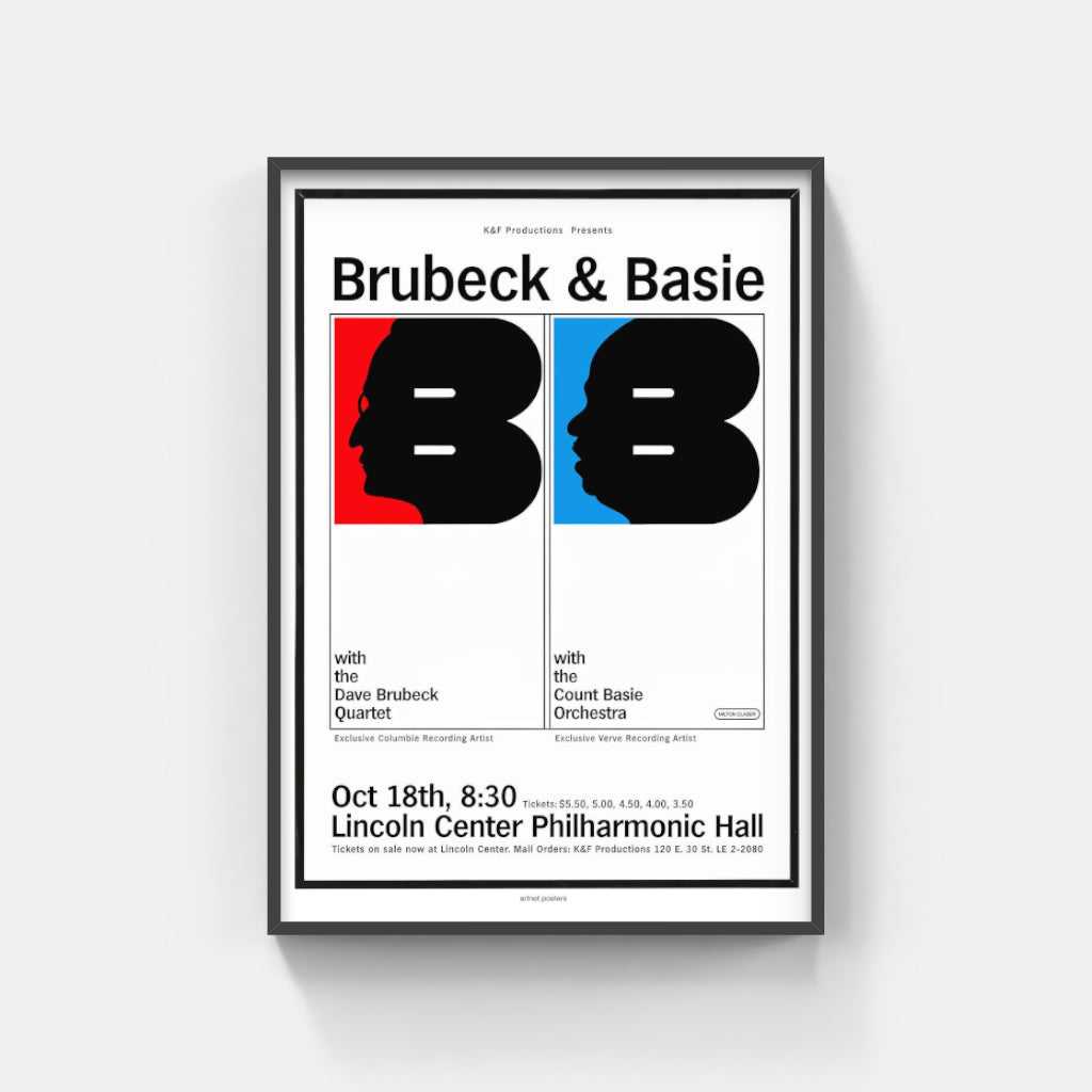 Brubeck & Basie poster