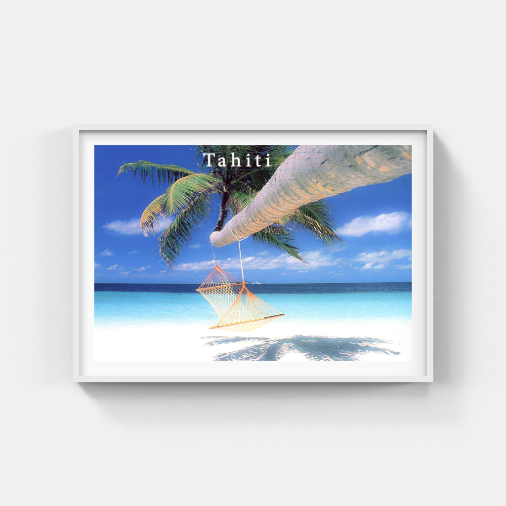 Tahitian Hammock poster