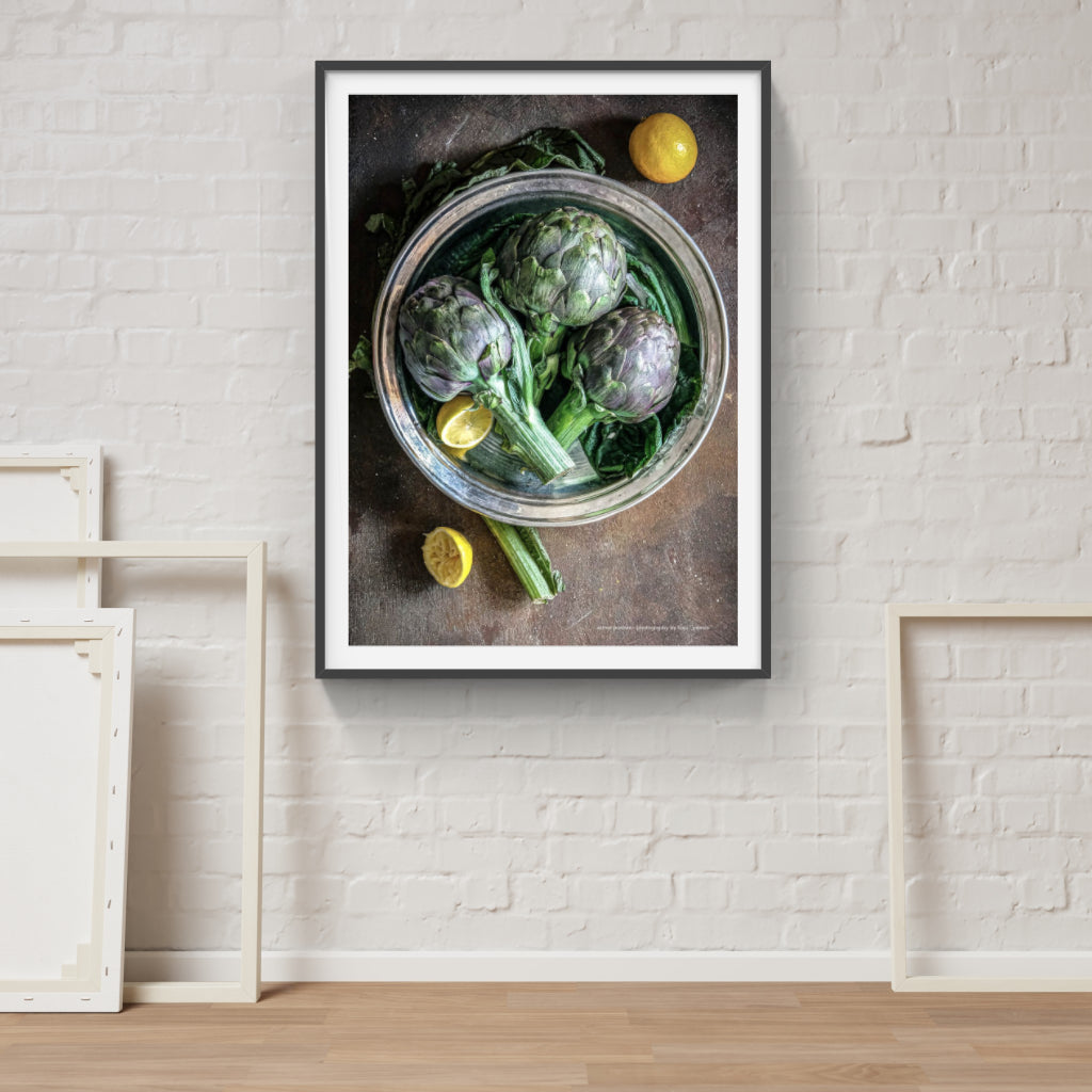 The Artichoke - a delicious spring appetizer poster