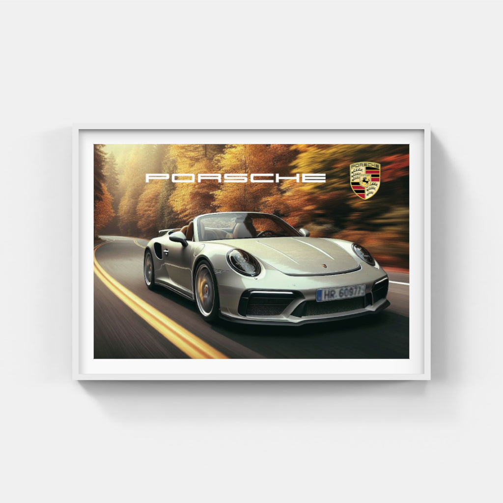 Porsche 911 Cabriolet poster
