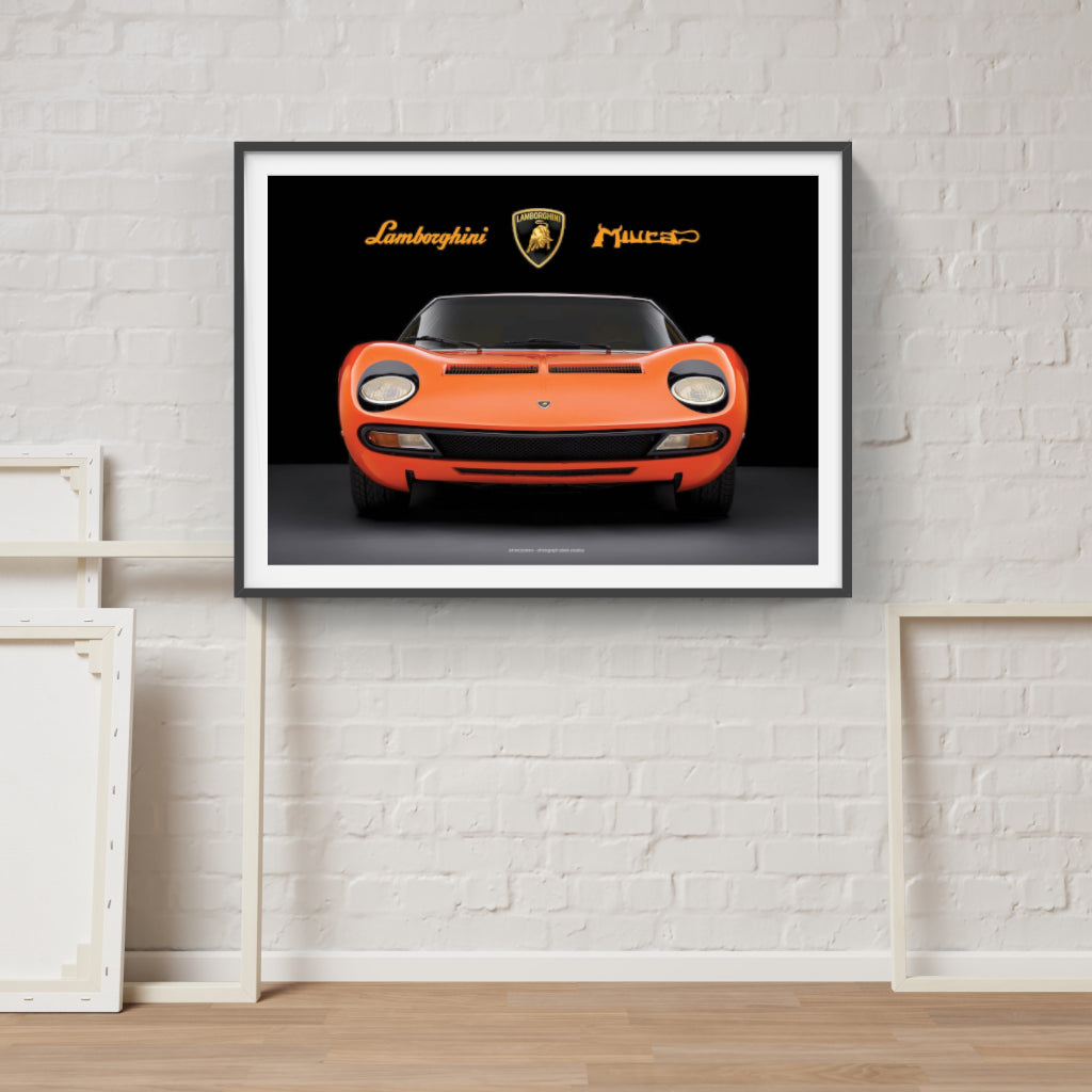 Lamborghini Miura poster