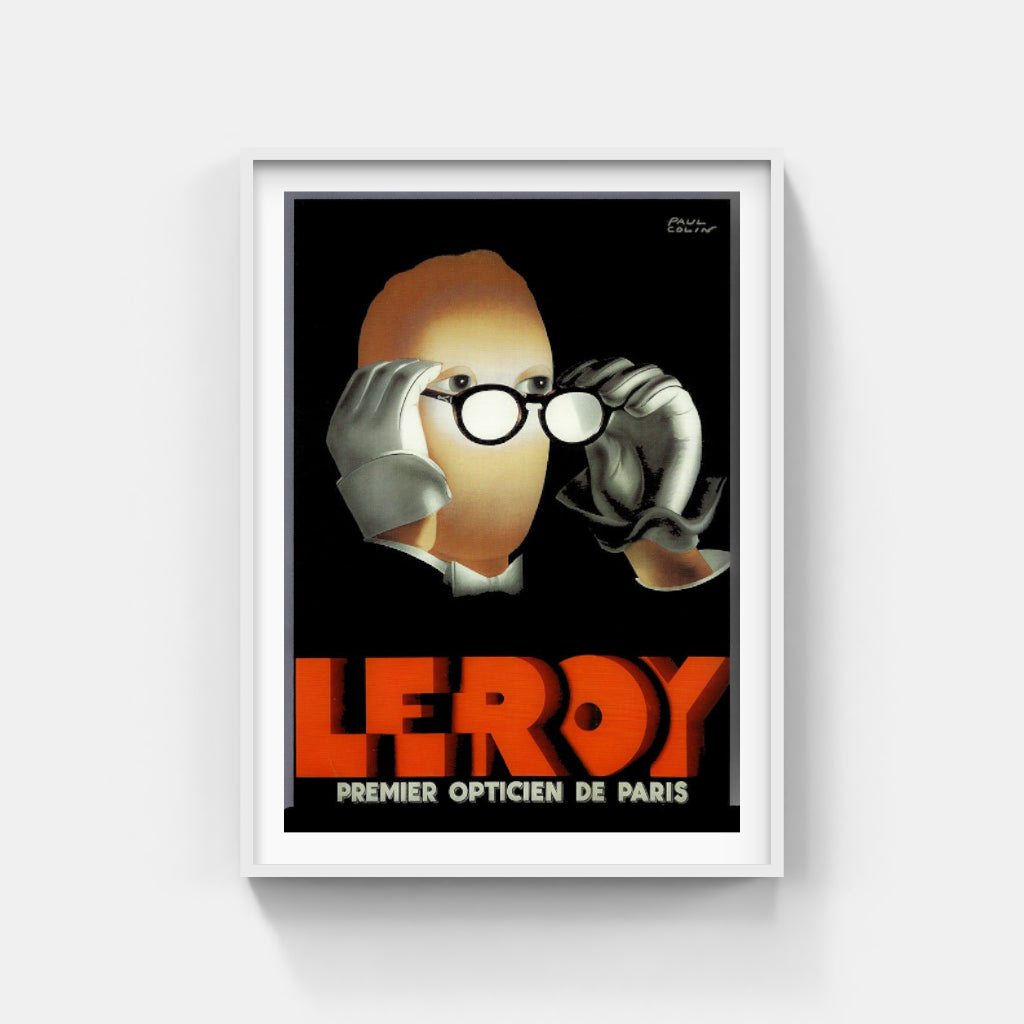 Visually Challenged retro poster