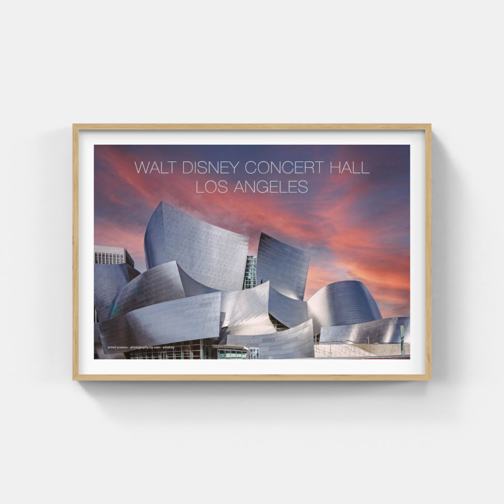 Walt Disney Concert Hall poster