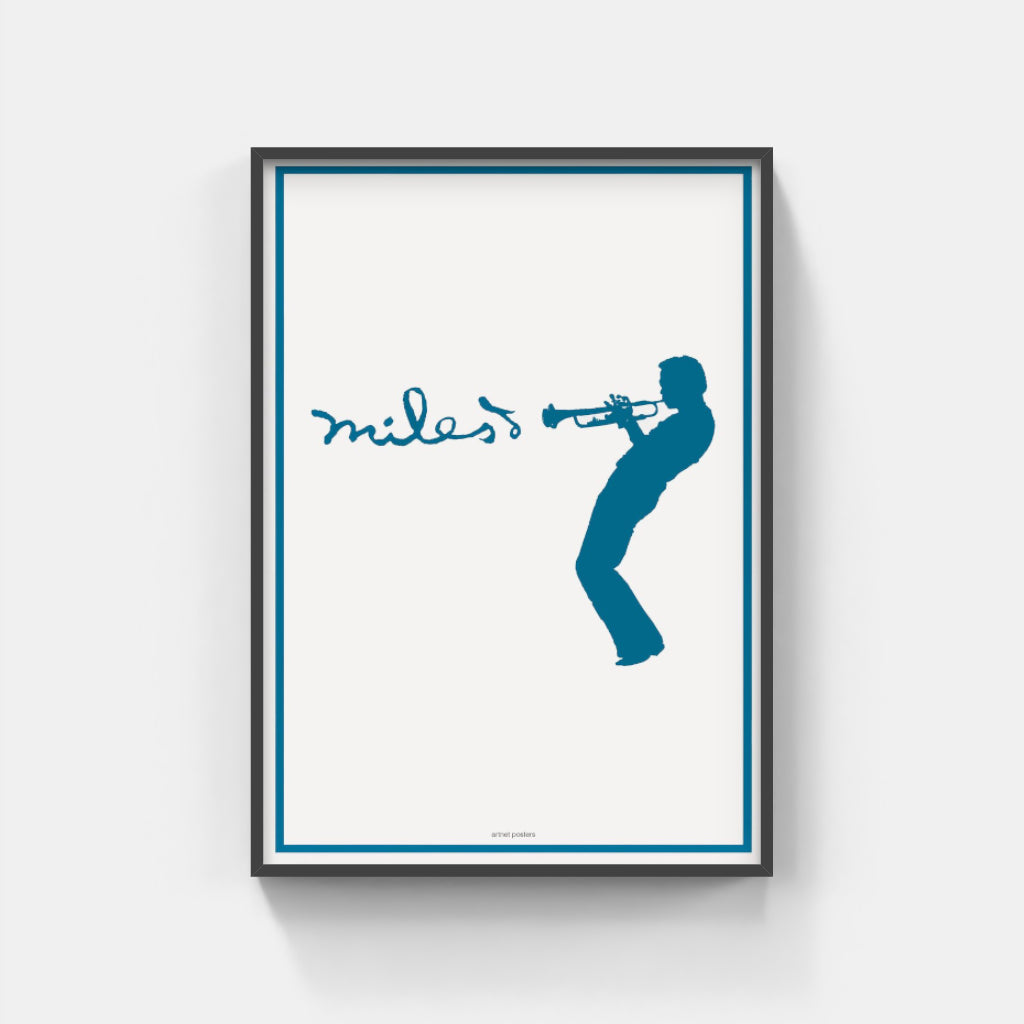 Miles Davis - Kind of Blue poster