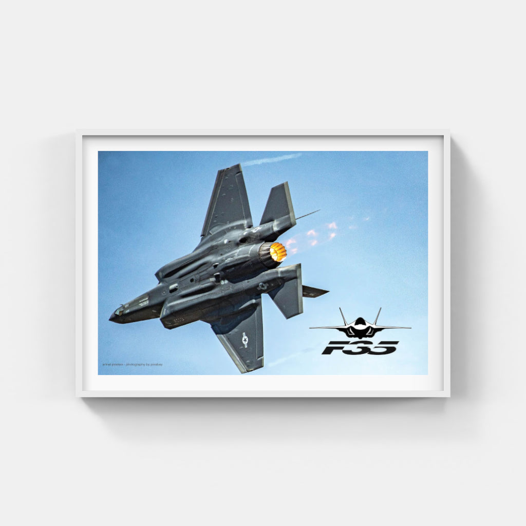 F35 Lightning poster