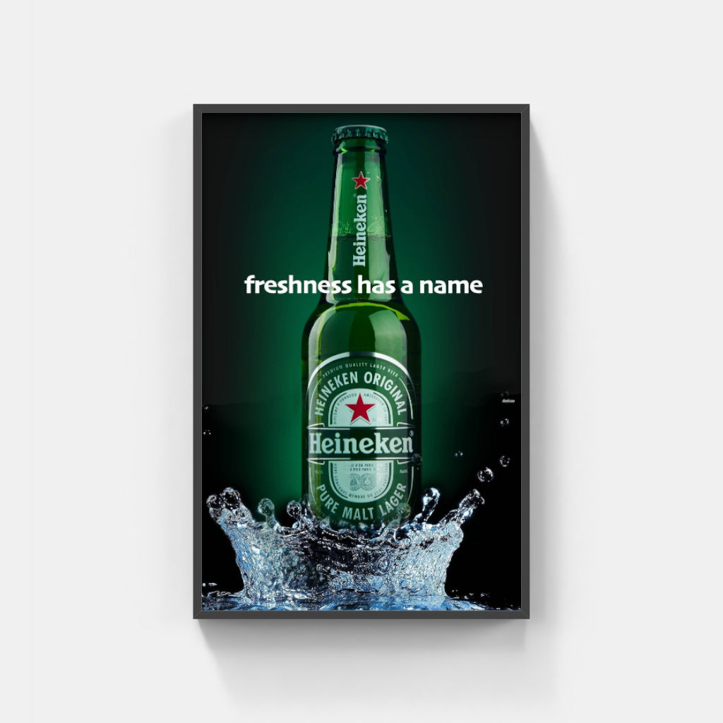 Heineken Poster - A Splash of Heineken
