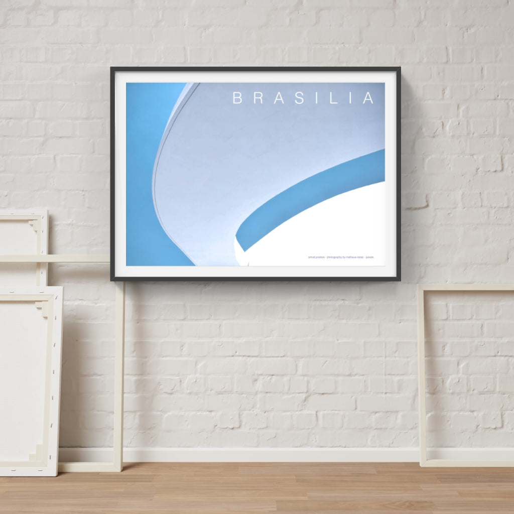 Brasilia poster - Oscar Niemeyer
