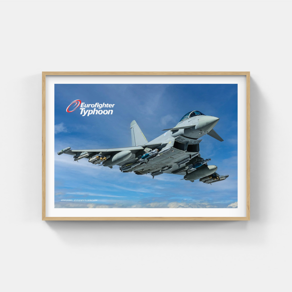 BAE Typhoon Eurofighter poster