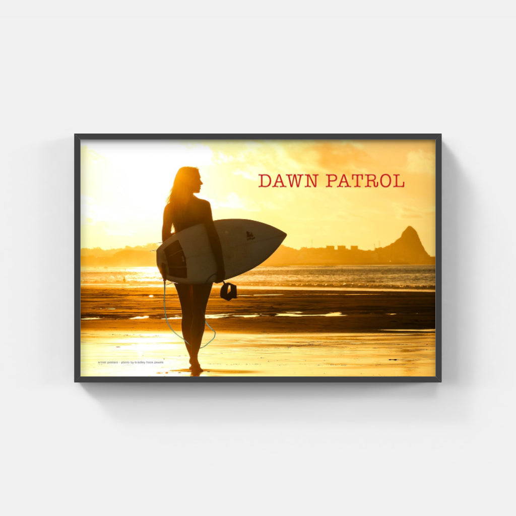 Dawn Patrol surfing poster