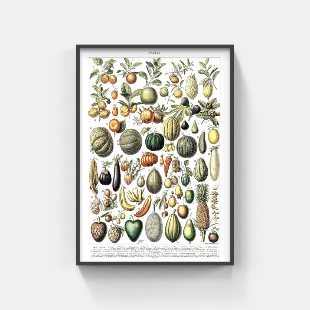 Vintage Vegetables poster