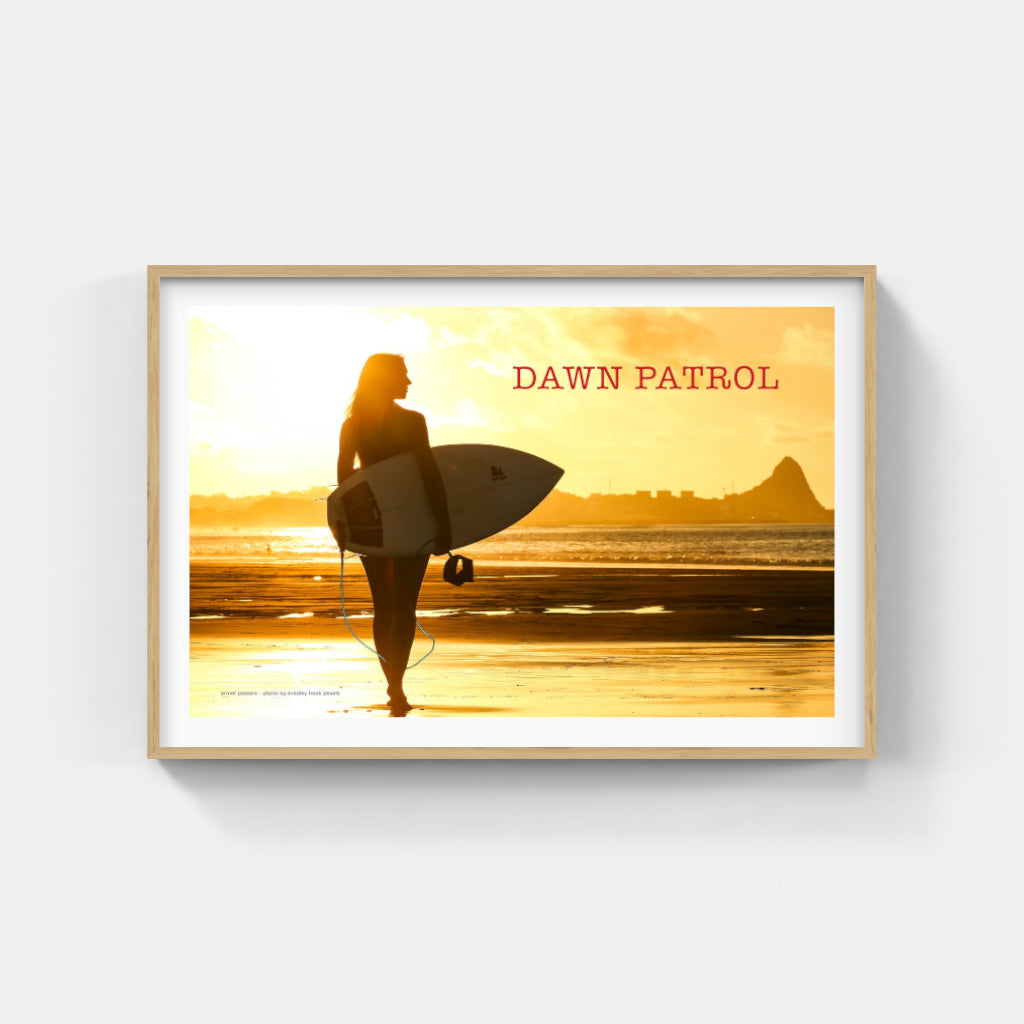 Dawn Patrol surfing poster