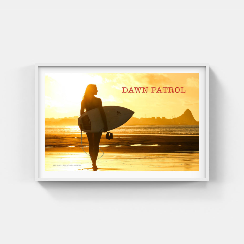 Dawn Patrol surfing poster