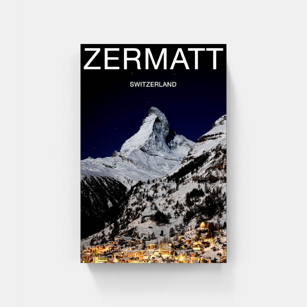 Moonlit Matterhorn poster