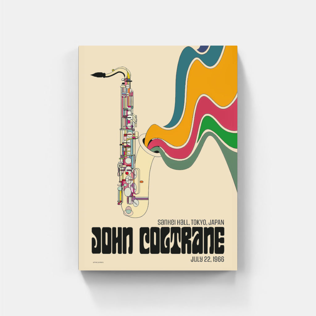John Coltrane Tokyo poster