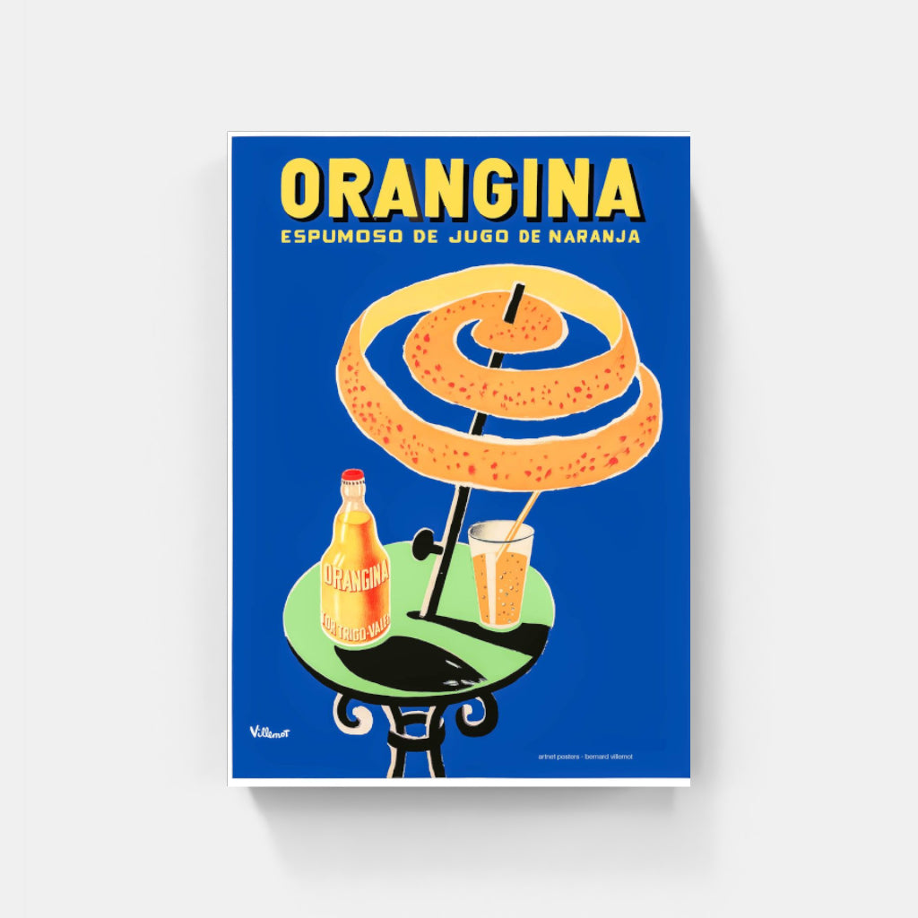 Orangina - Bernard Villemot poster