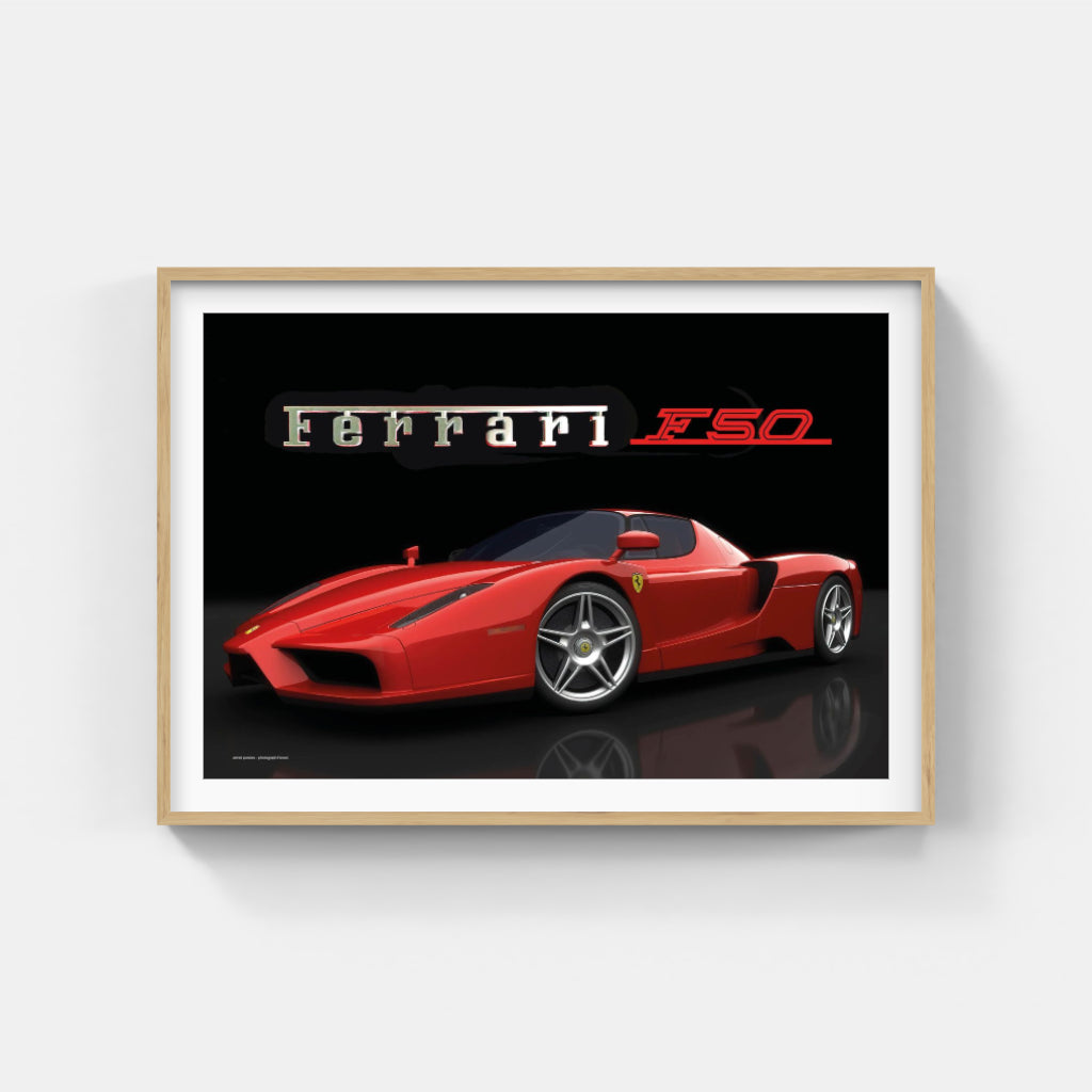 Ferrari F50 poster