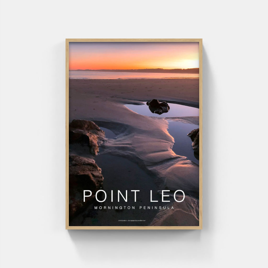 Point Leo Beach poster