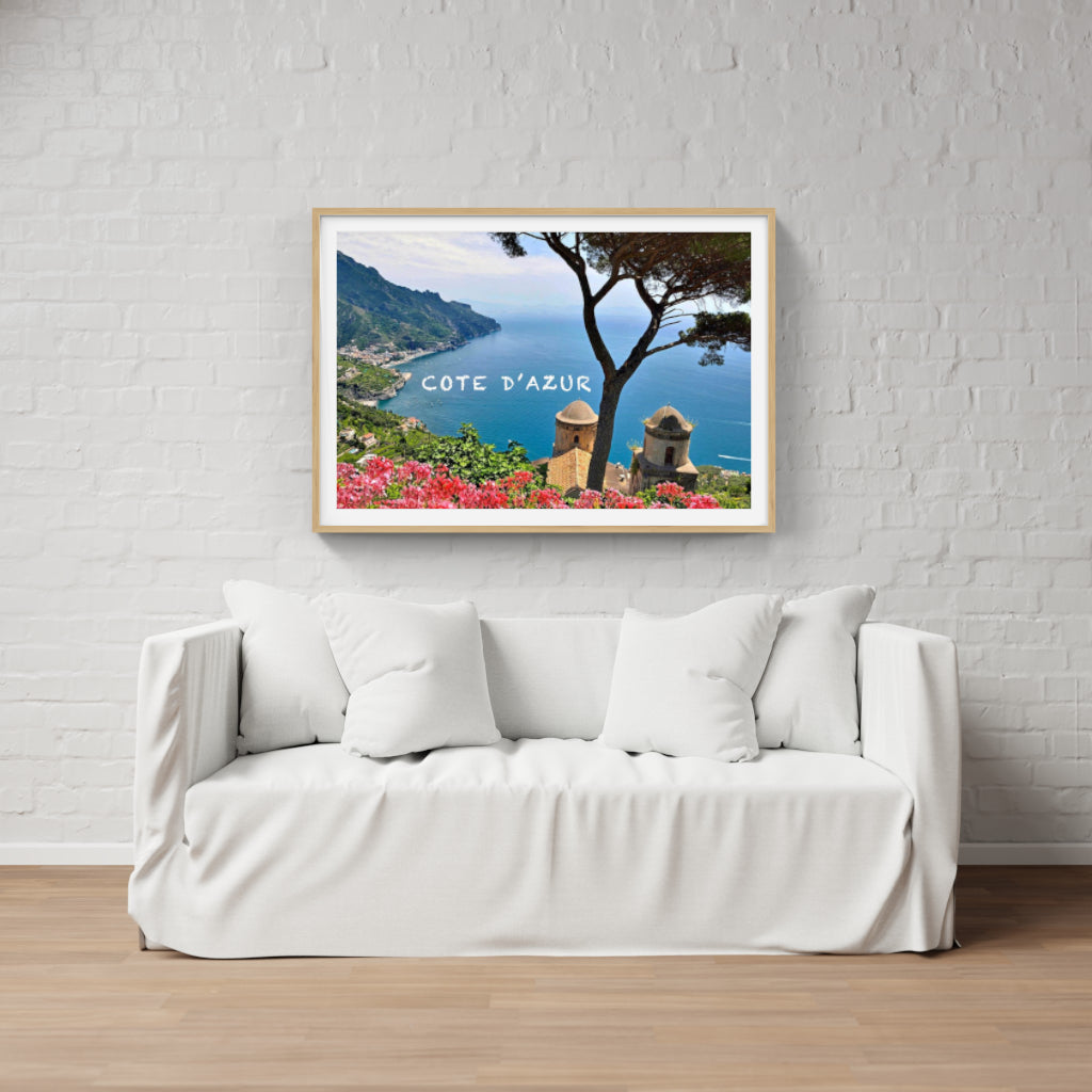 Côte d'Azur poster - Littoral