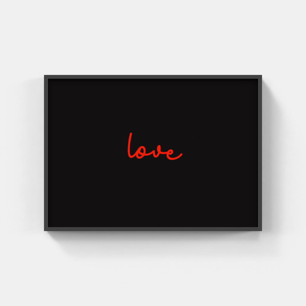 One Little Word love poster