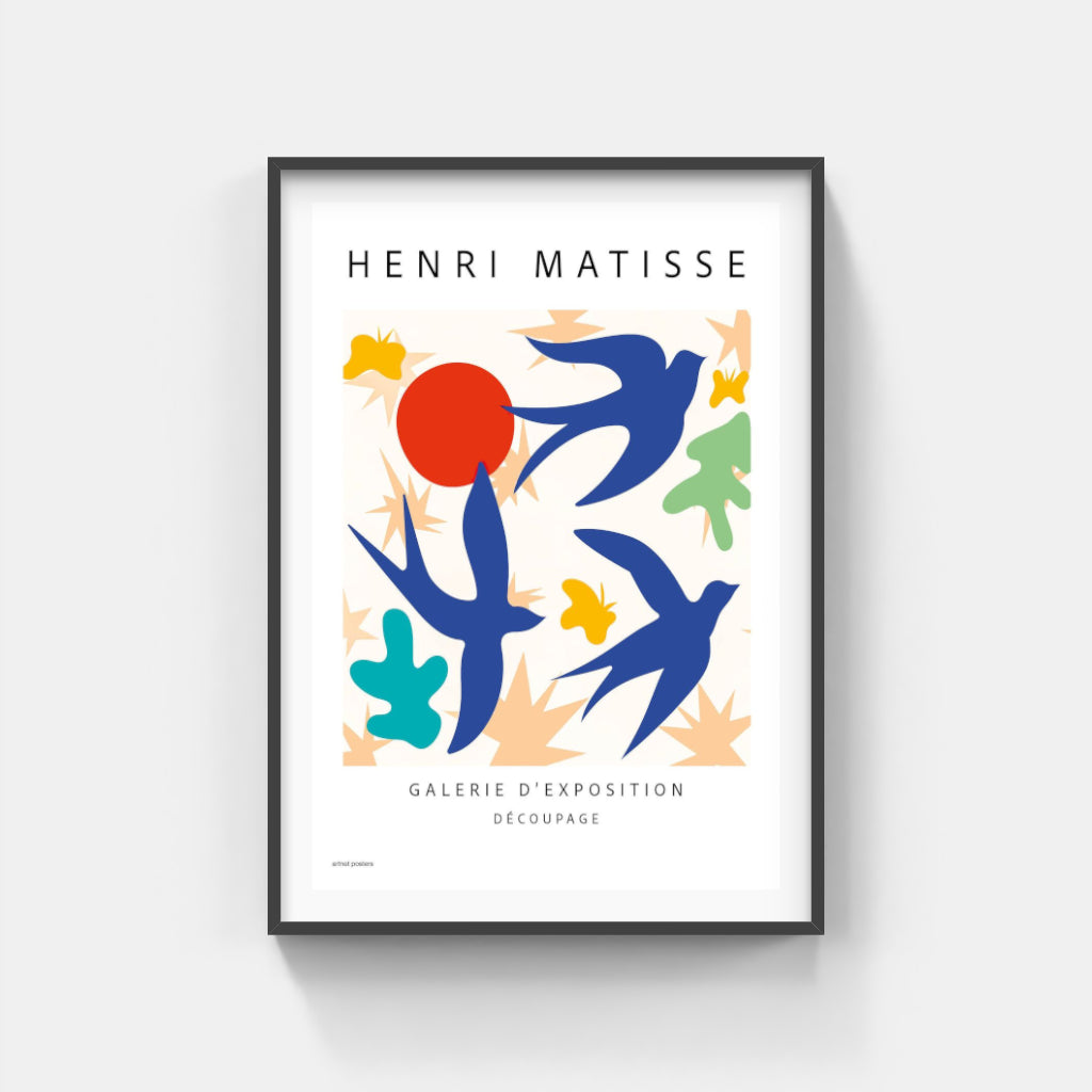 Henri Matisse - Swallows poster