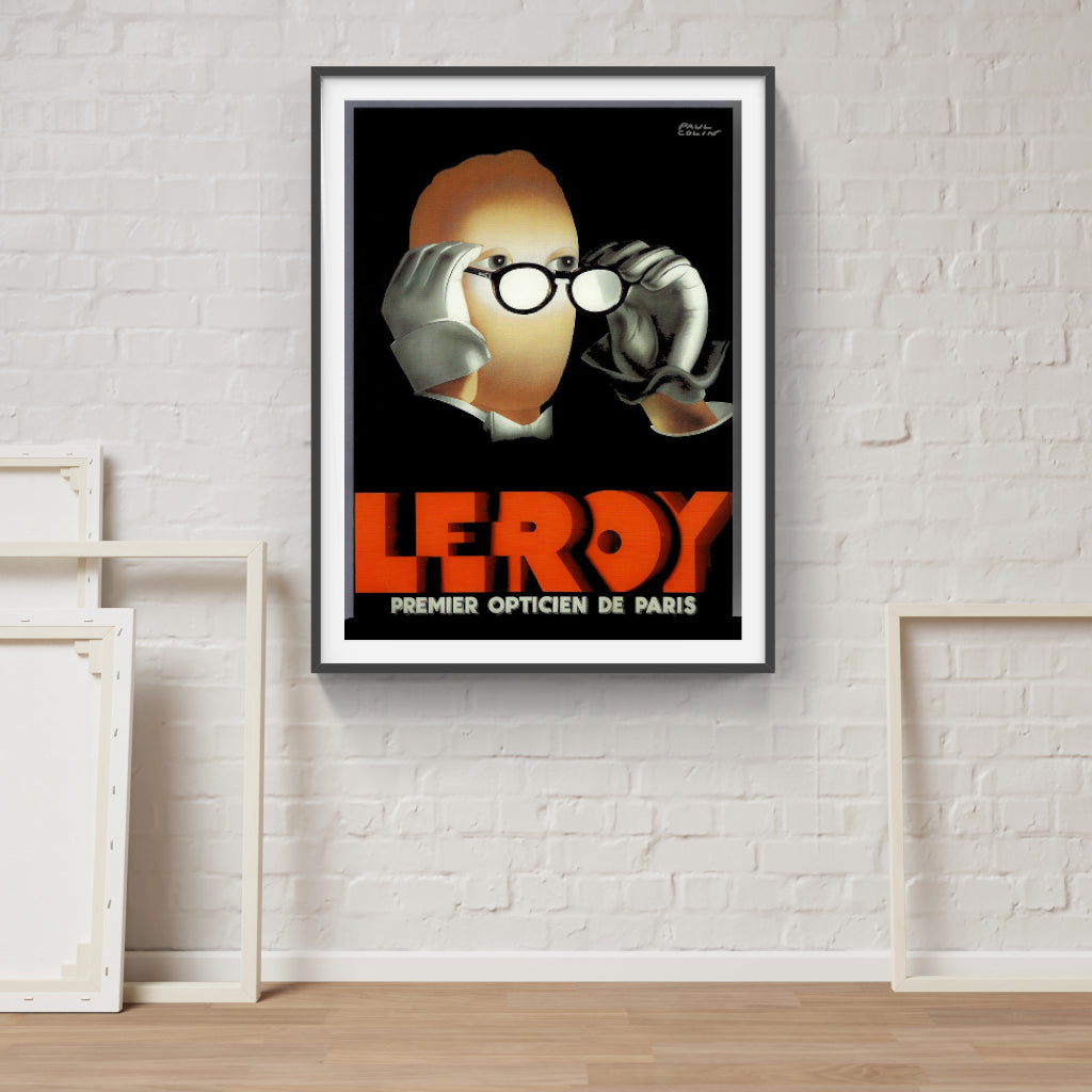 Visually Challenged retro poster