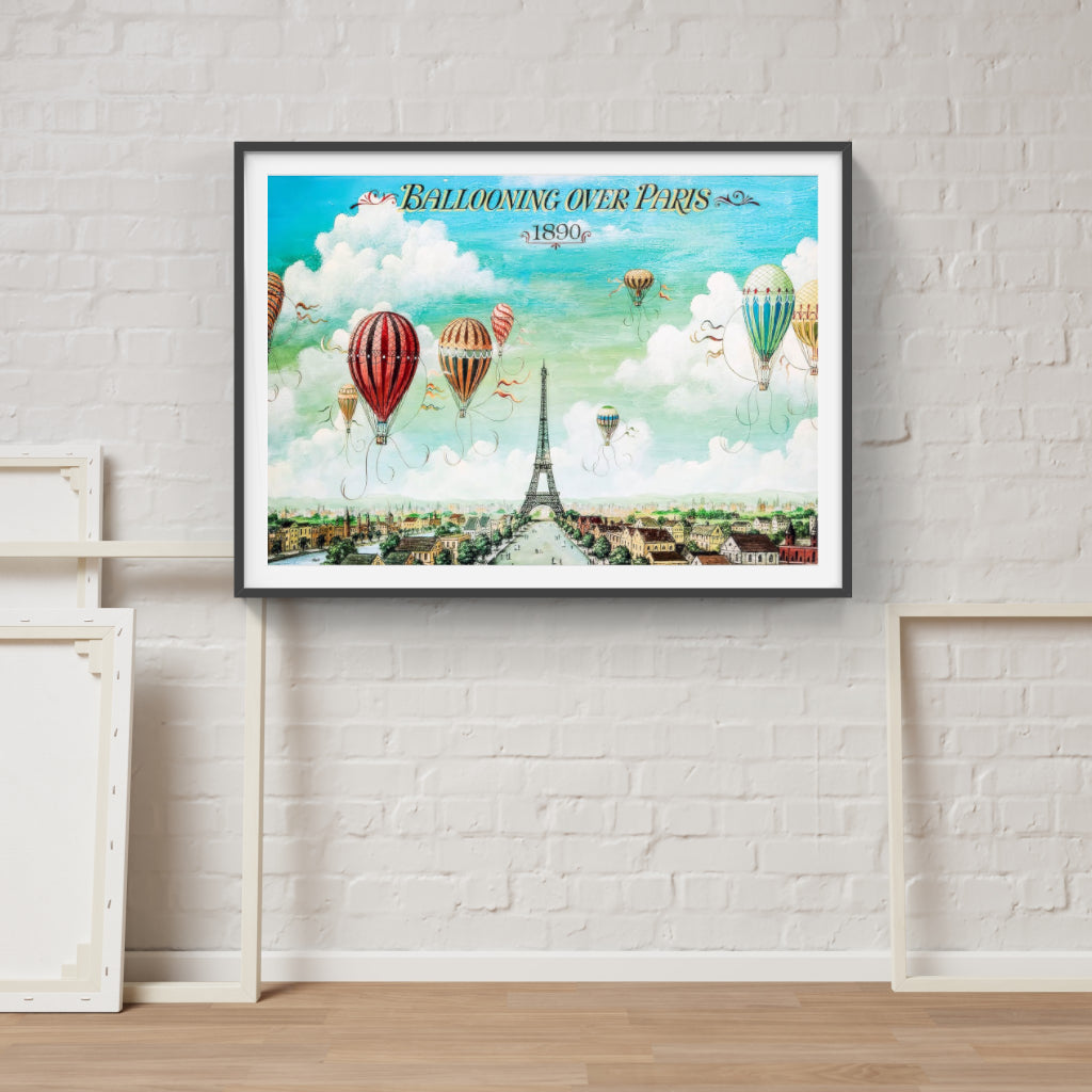 Up, Up and Away ballooning poster