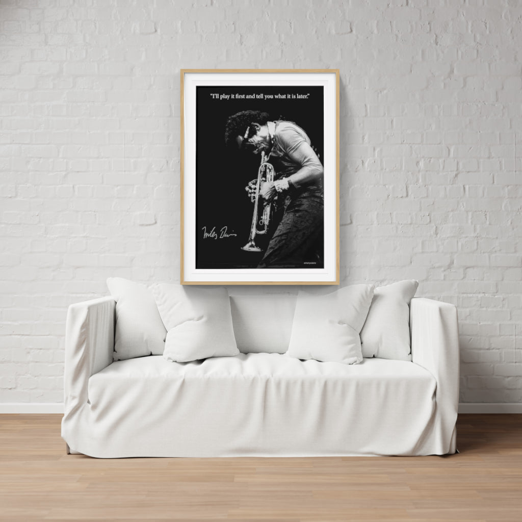 Miles Davis Signature poster