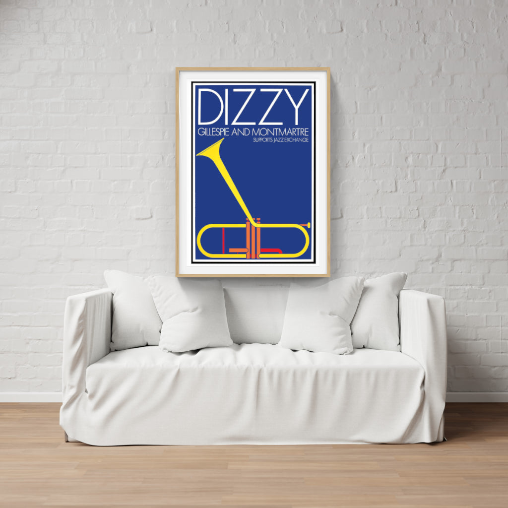 Dizzy at Montmartre poster
