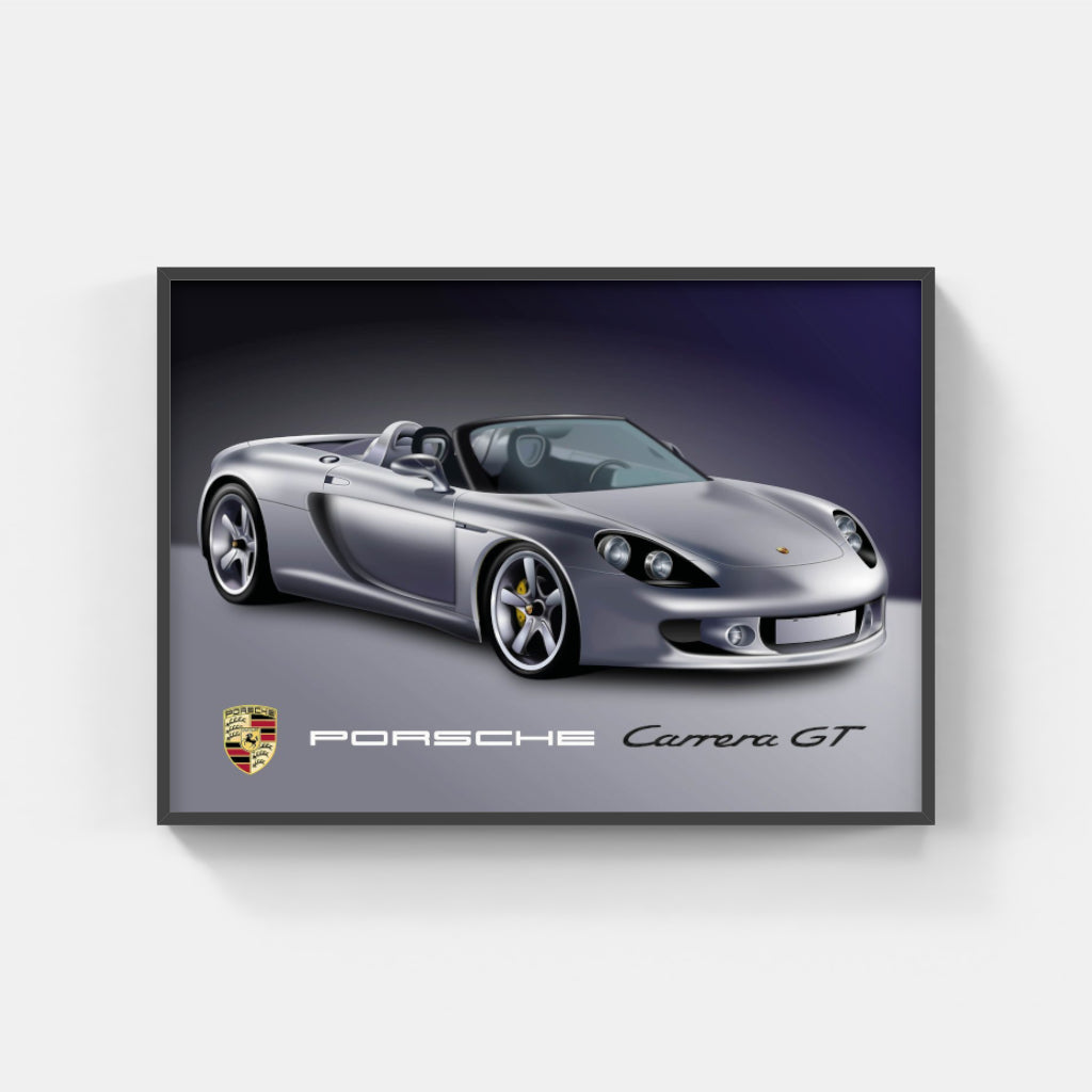 Porsche Carrera GT poster