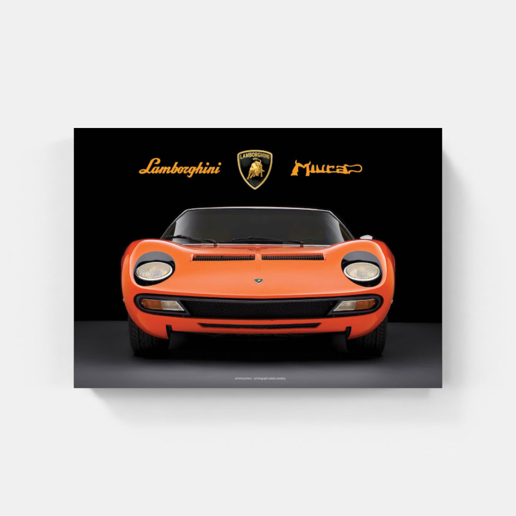 Lamborghini Miura poster
