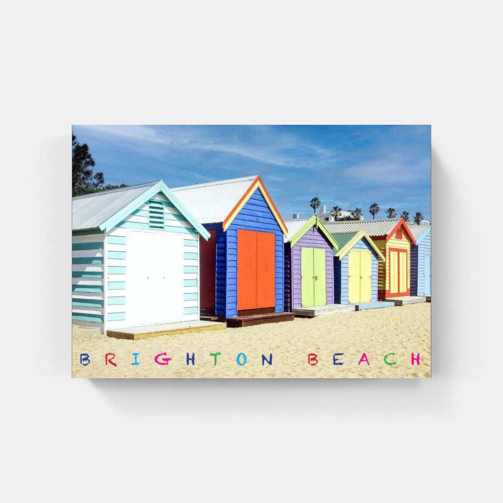 Brighton Beach Huts poster