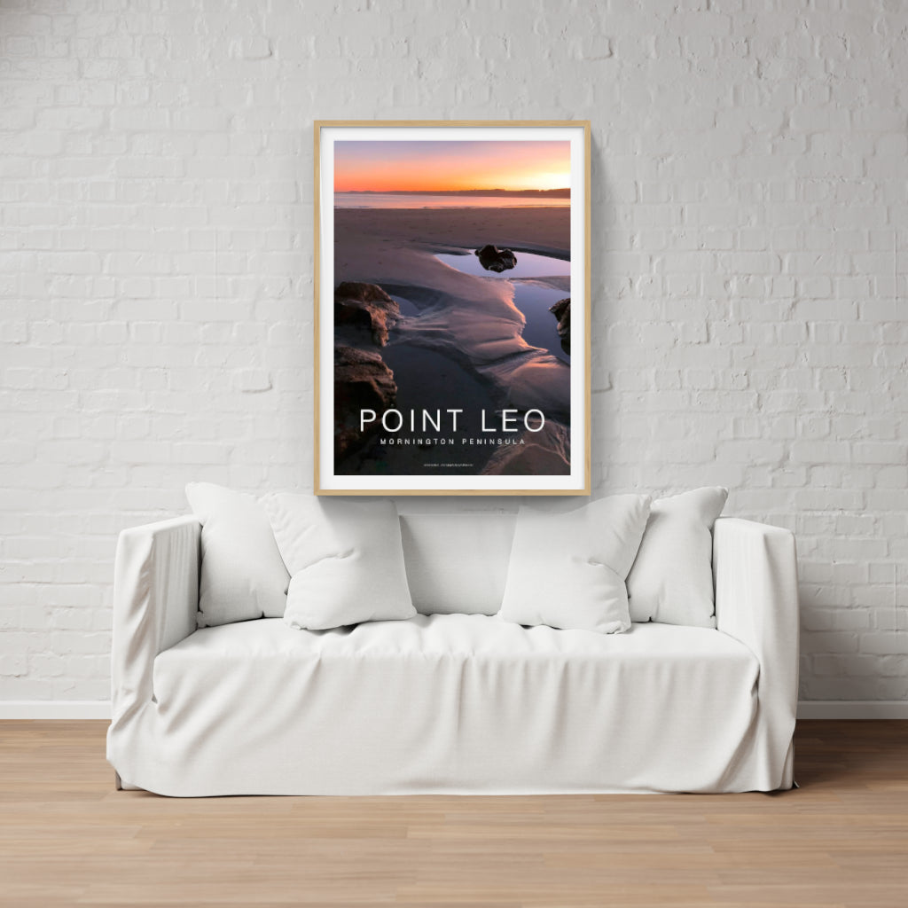 Point Leo Beach poster