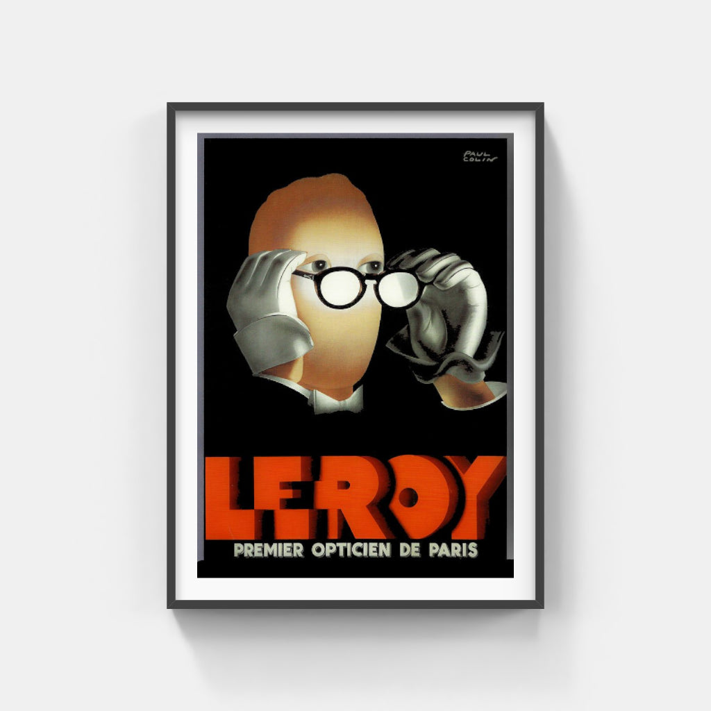 Visually Challenged retro poster