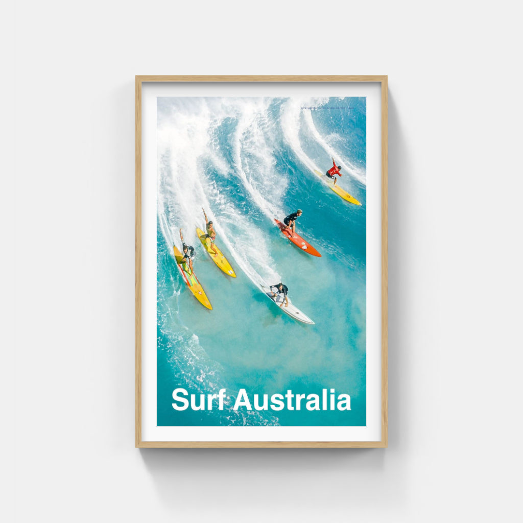 Aussie surfie culture poster