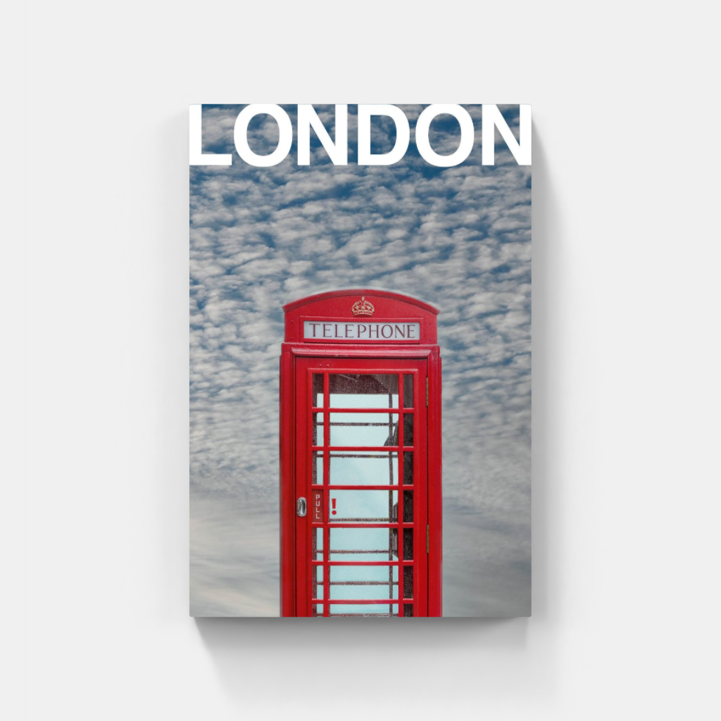London Telephone Box poster