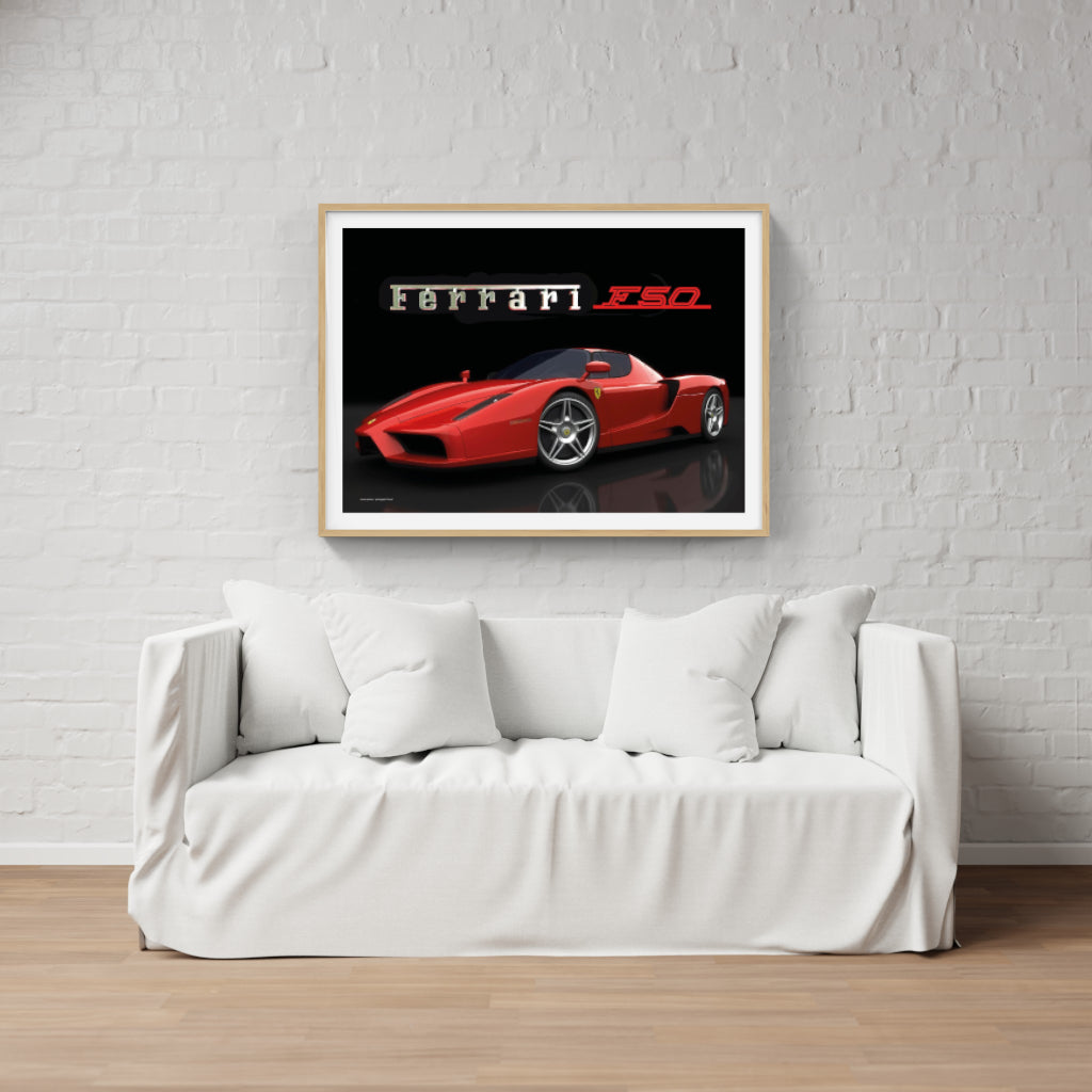 Ferrari F50 poster