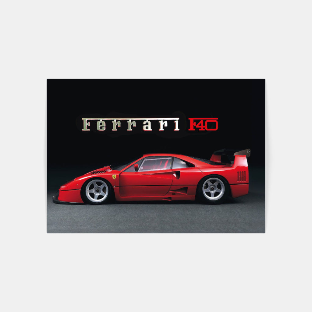Ferrari F40 poster