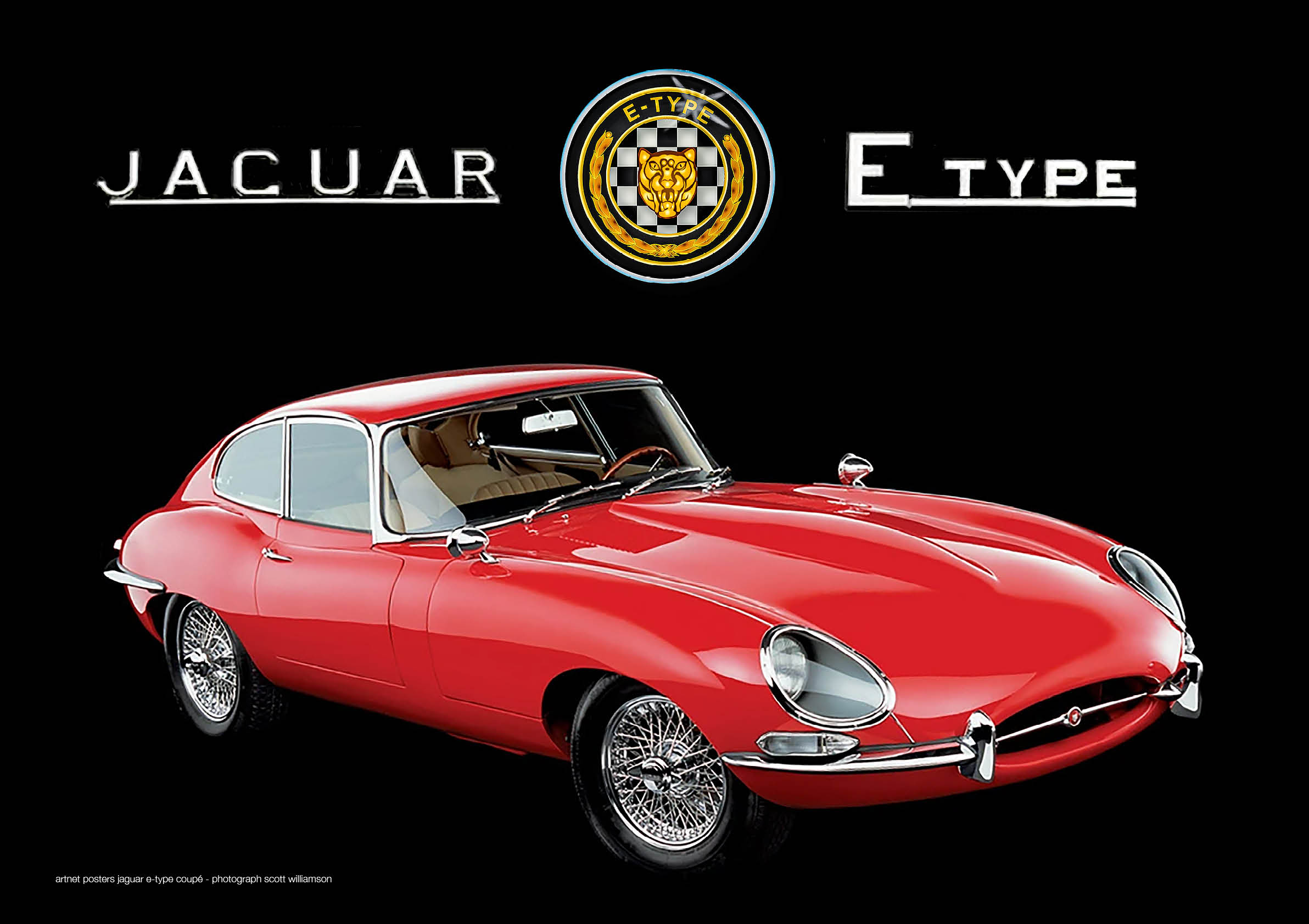 Jaguar E-Type Coupe poster