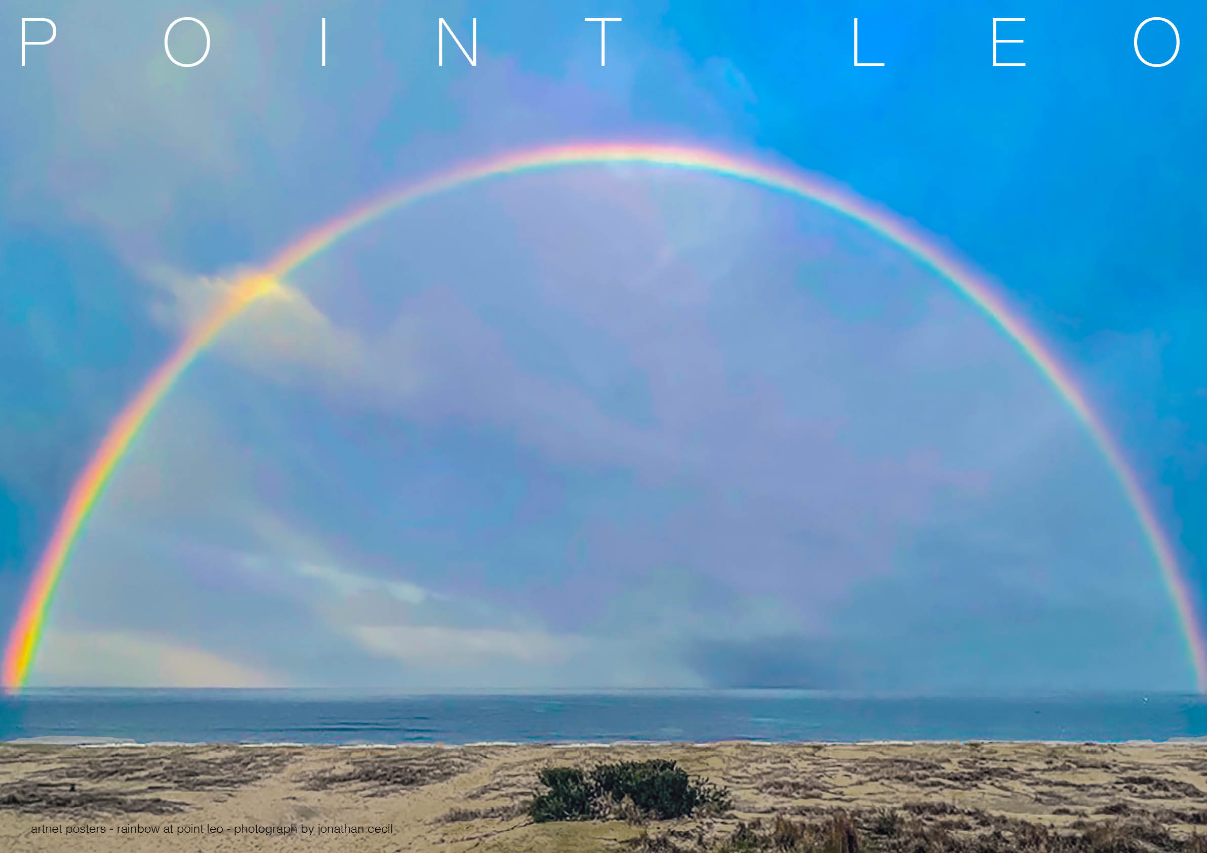 Point Leo Rainbow poster