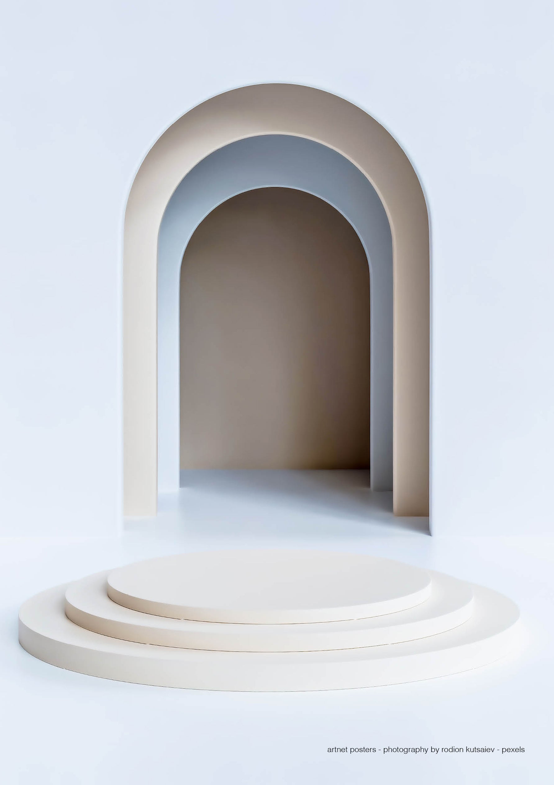 A Symmetry of Arches - architectural poster