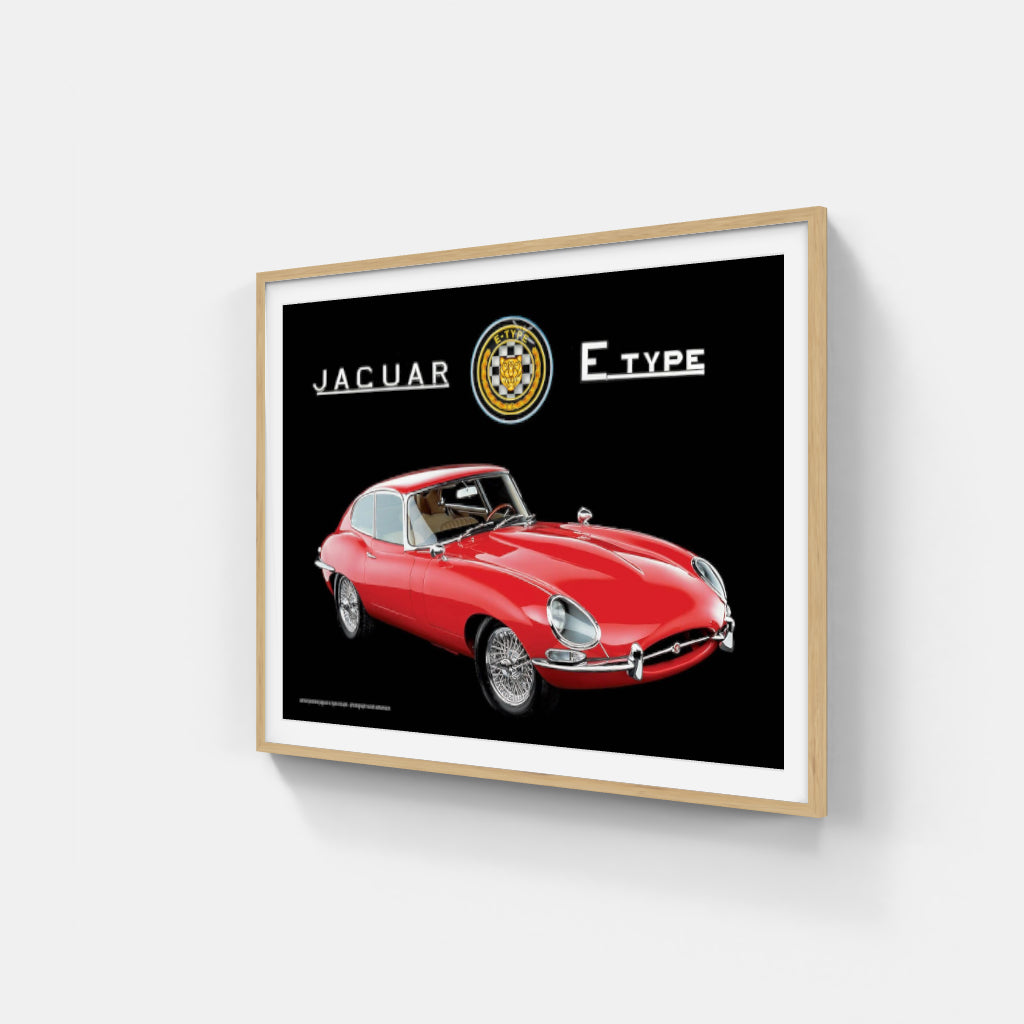 Jaguar E-Type Coupe poster