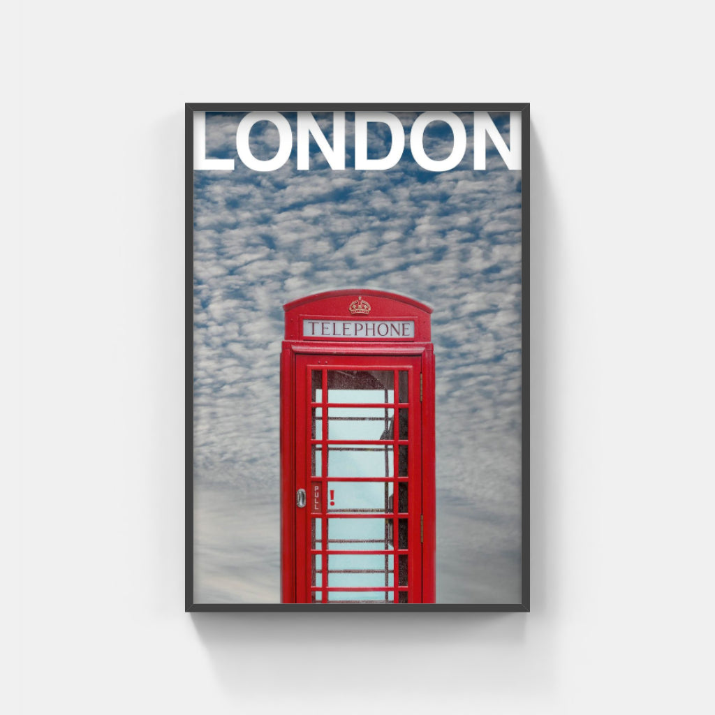 London Telephone Box poster