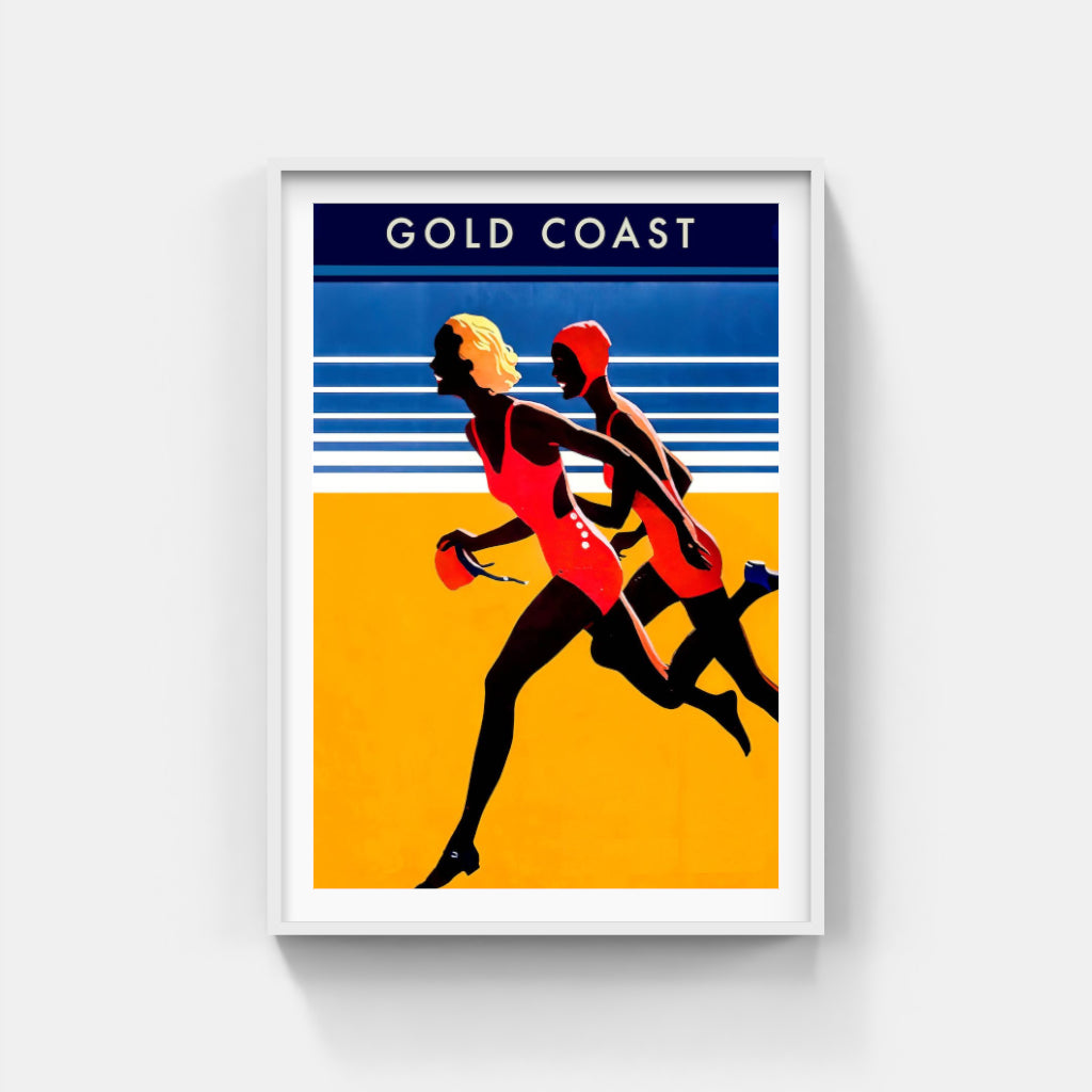 Gold Coast retro poster