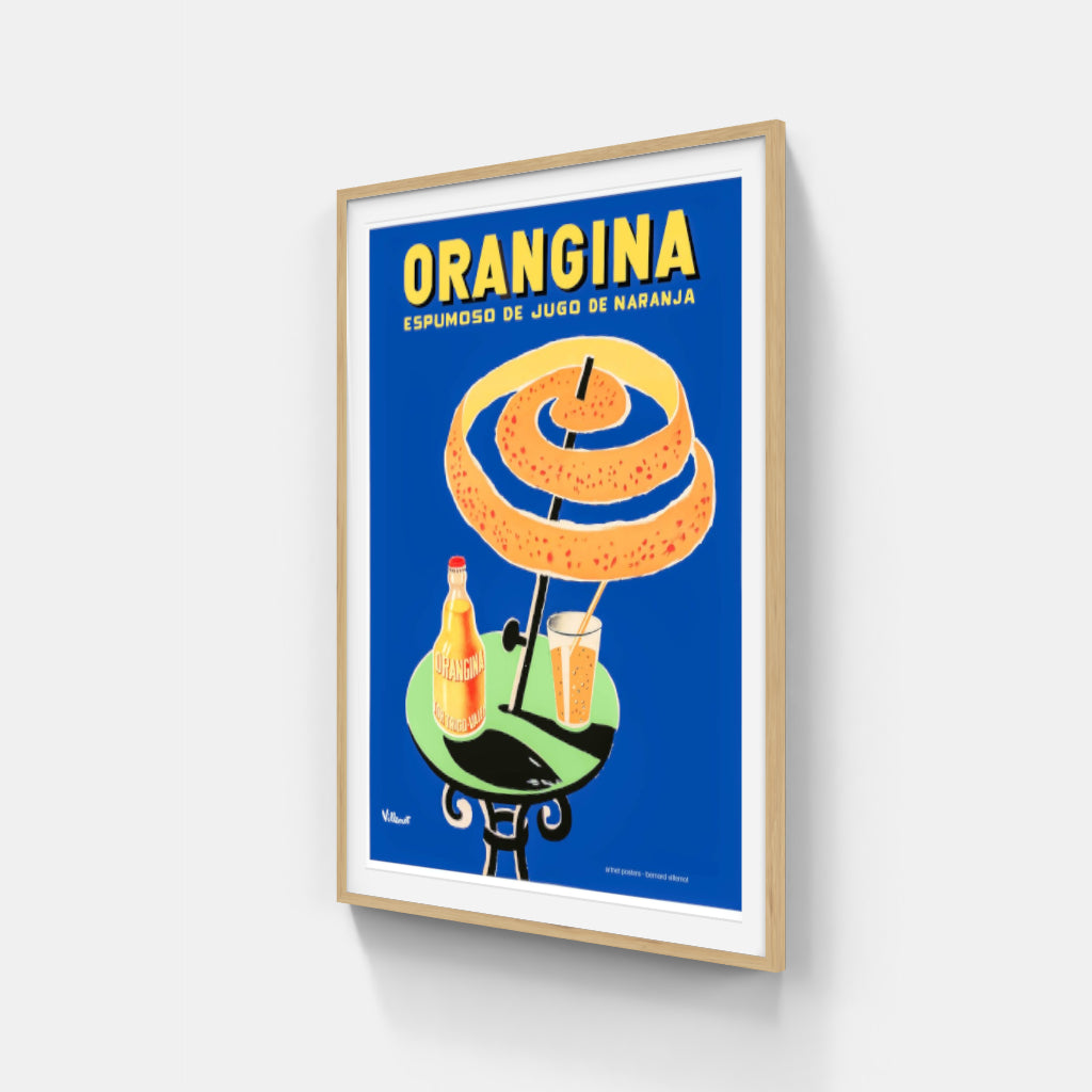 Orangina  - Bernard Villemot poster