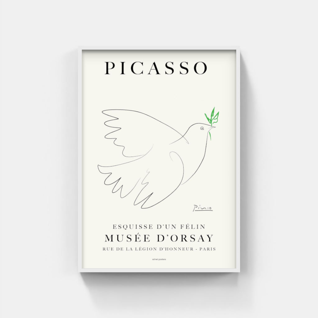 Picasso Peace Dove poster