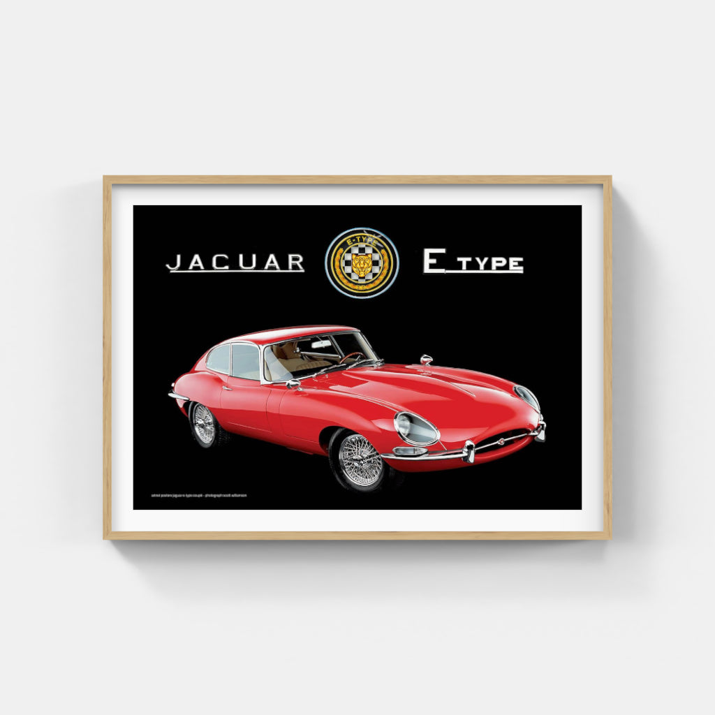 Jaguar E-Type Coupe poster