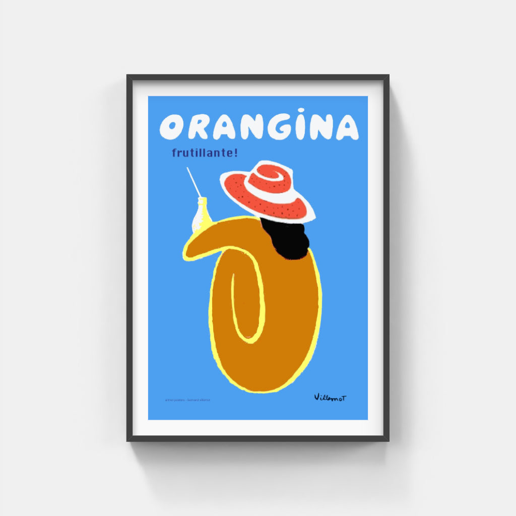 Orangina - Bernard Villemot poster